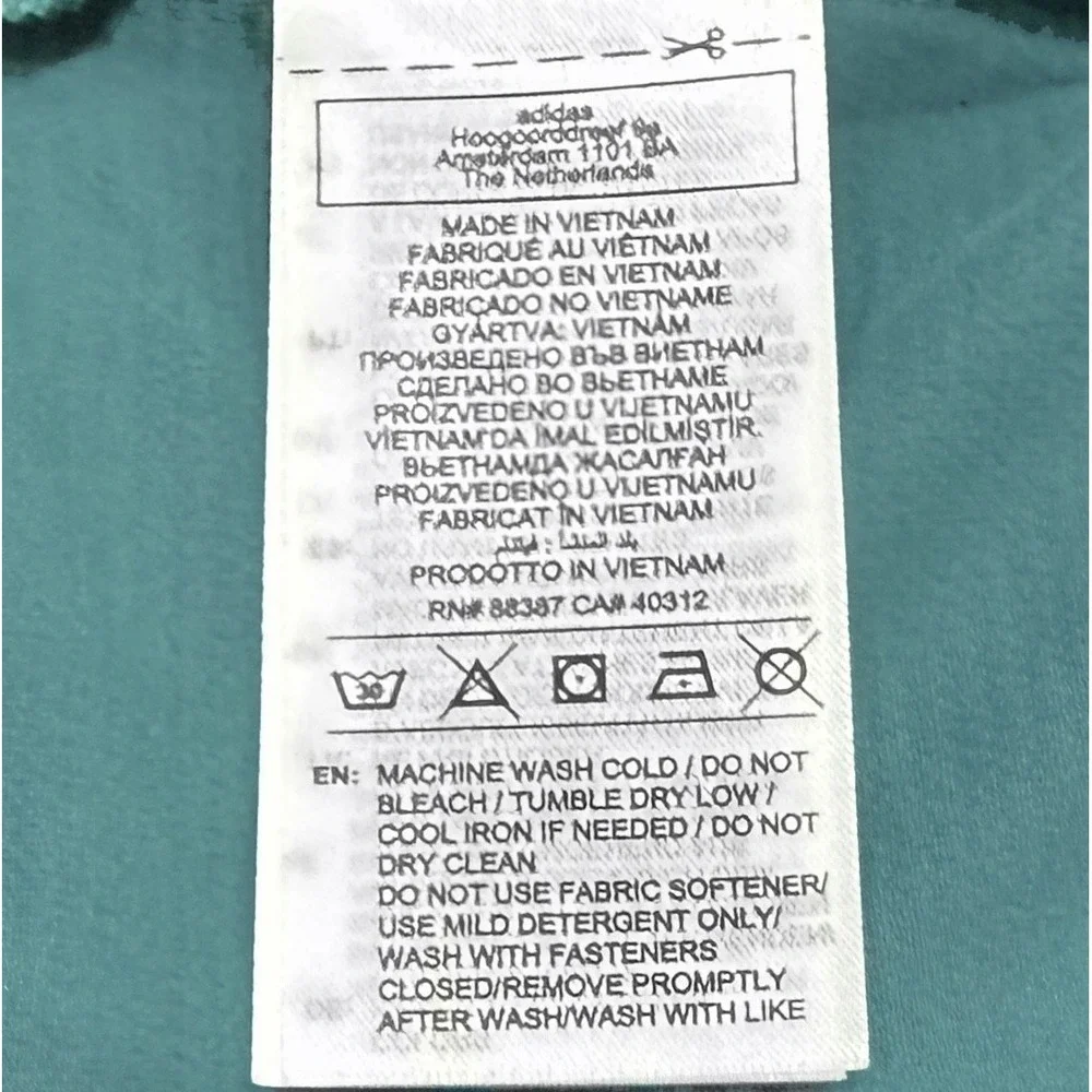 Adidas Core Lightweight 1/2 Golf Zip Pullover - NEW Mens Large Teal - #49745-M3